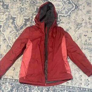ZeroXposur Women's Two-Tone Red Ski Jacket